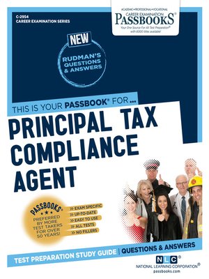 cover image of Principal Tax Compliance Agent